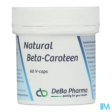 Load image into Gallery viewer, Beta Carotene Caps 120 Deba
