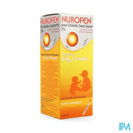 Nurofen Kind Sinaas Susp Suikervrij 200ml