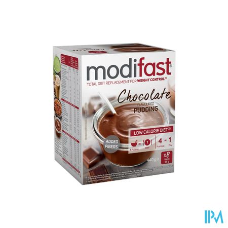 Modifast Intensive Choco Flavoured Pudding 8x55g