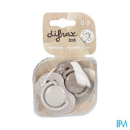 Difrax Fopspeen Dynamic Harmony l.&d.grey 0-3m 2