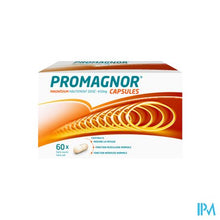 Afbeelding in Gallery-weergave laden, Promagnor: Hoog Gedoseerd Magnesium 450mg (60 capsules)
