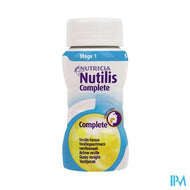 Nutilis Complete Stage 1 Aroma Vanille Flessen 4x125ml