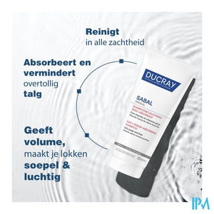 Ducray Sabal Argeal Dag. Sh Talgabsorberende 200ml