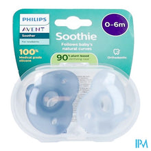 Afbeelding in Gallery-weergave laden, Philips Avent Fopspeen +0m Soothie Mix 2
