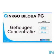 Charger l'image dans la galerie, Gingko Biloba Pg Pharmagenerix Caps 60
