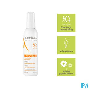 Aderma Protect Spray Spf50+ 200ml