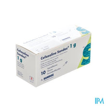 Afbeelding in Gallery-weergave laden, Cefazoline Sandoz 1g Pulv Sol Inj 10 Fl X 1g
