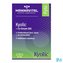 Afbeelding in Gallery-weergave laden, Mannavital Kyolic + Co-enzym Q10 Caps 60
