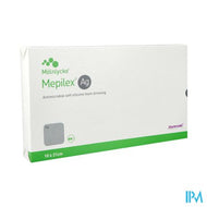 Mepilex Ag Verband Steriel 10,0x21,0cm 5 287221