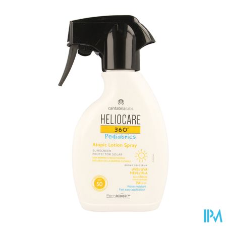 Heliocare 360 Pediat.atopic Lotion Ip50 Spray250ml