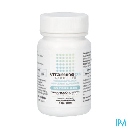 Vit D3 Caps 60 Pharmanutrics