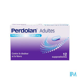 Perdolan Supp Ad 12x500mg