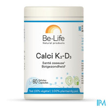 Charger l'image dans la galerie, Calci K2 D3 Be Life Caps 60 Nf
