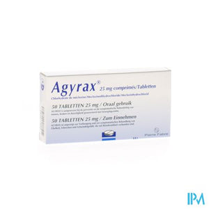 Agyrax 25mg Comp 50