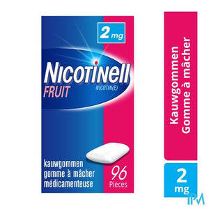 Nicotinell Fruit Gomme Macher-kauwgom 96x2mg