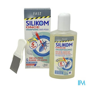 Silikom Once Shampoo A/Luizen A/Neten        200Ml