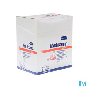 Medicomp 10x10cm 6l. St. 25x2 P/s