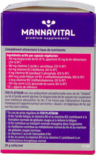 Afbeelding in Gallery-weergave laden, Mannavital Ijzer Platinum V-caps 60
