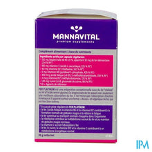Charger l'image dans la galerie, Mannavital Ijzer Platinum V-caps 60
