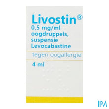 Load image into Gallery viewer, Livostin Pi Pharma 0,5mg/ml Susp Oogdrupp. 4ml Pip
