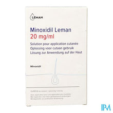 Load image into Gallery viewer, Minoxidil Leman 20mg/ml Opl Cutaan Gebruik 3x60ml

