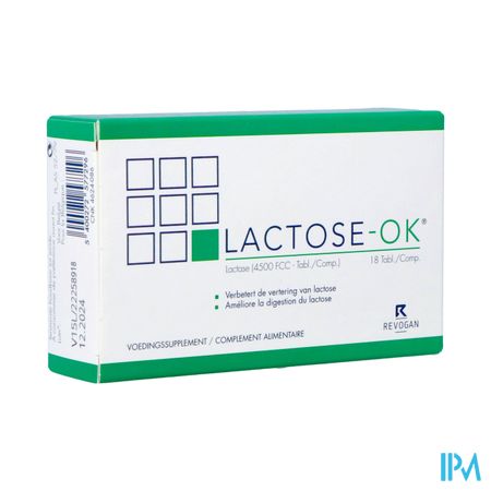 Lactose-ok Tabl 18 Revogan