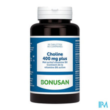 Load image into Gallery viewer, Choline 400mg Plus Tabl 90 Bonusan
