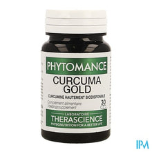 Afbeelding in Gallery-weergave laden, Curcuma Gold Caps 30 Phytomance Pt272
