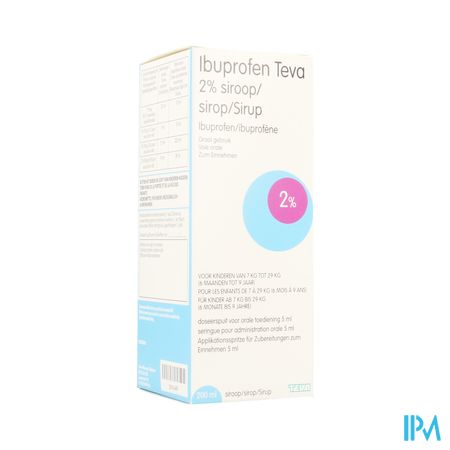 Ibuprofen Teva 2% Sir 200ml