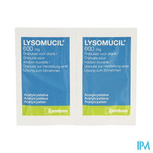 Charger l'image dans la galerie, Lysomucil 600 Gran Sach 14 X 600mg
