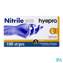 Afbeelding in Gallery-weergave laden, Pharmex Handschoenen Blauw Nitril l Poedervrij 100
