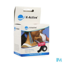 Afbeelding in Gallery-weergave laden, Naqi K Active Tape Black 5,0cmx 5m
