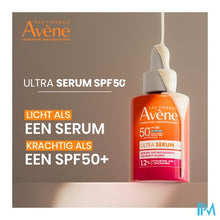 Charger l'image dans la galerie, Avene Zon Spf50+ Ultra Serum Opvullend 30ml
