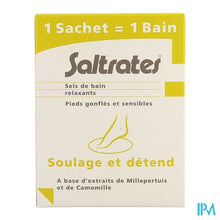 Load image into Gallery viewer, Saltrates Relaxerende Voetbadzouten 10x20g

