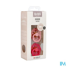 Charger l'image dans la galerie, Bibs 1 Fopspeen Boheme Duo Dusty Pink&coral
