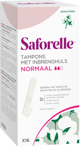 Saforelle Tampons Inbrenghuls Normaal 16