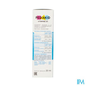 Pediakid Vitamine D3 Sol Buv Fl 20ml