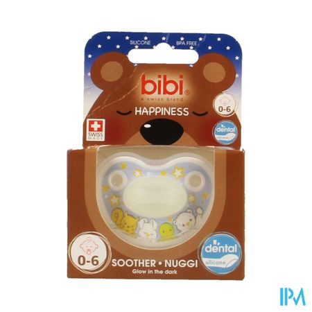 Bibi Fopspeen Dental Glow In The Dark 0- 6m