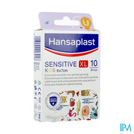 Hansaplast Sensitive Kids Xl 6x7cm Strips 10