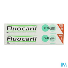 Afbeelding in Gallery-weergave laden, Fluocaril Tandpasta Bi-fluore 145 Munt 2x75ml
