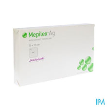 Afbeelding in Gallery-weergave laden, Mepilex Ag Verband Steriel 10,0x21,0cm 5 287221
