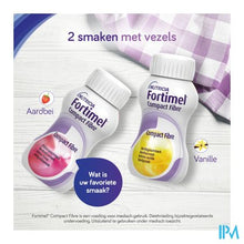 Load image into Gallery viewer, Fortimel Compact Fibre Aardbei 4x125ml
