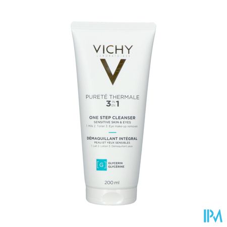 Vichy Pt 3in1 Makeup Verwijder.huid&ogen Gev.200ml