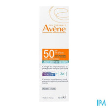 Load image into Gallery viewer, Avene Zon Spf50 A/imperfection Fluide 40ml
