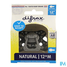 Afbeelding in Gallery-weergave laden, Difrax Fopspeen Natural12m+ Boy
