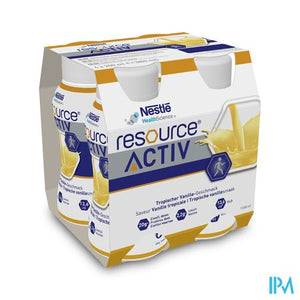 Resource Activ Tropische Vanille 4x200ml