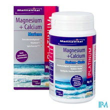 Charger l'image dans la galerie, Mannavital Magnesium + Calcium Mariene V-caps 120
