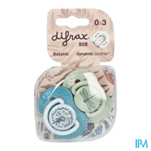 Afbeelding in Gallery-weergave laden, Difrax Fopspeen Dynamic Botanic Blue&green 0-3m 2
