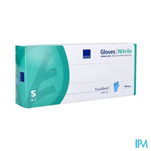 Load image into Gallery viewer, Abena Excellent Handschoen Nitrile S Blauw
