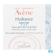 Afbeelding in Gallery-weergave laden, Avene Hydrance Aqua Gel Hydraterende Creme 50ml
